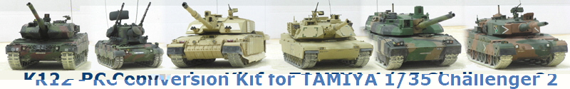 K12 - RC Conversion Kit for TAMIYA 1/35 Challenger 2