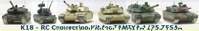 K18 - RC Conversion Kit for TAMIYA 1/35 T55A