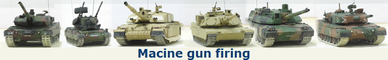 Macine gun firing