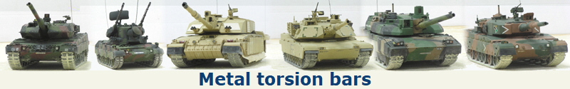 Metal torsion bars