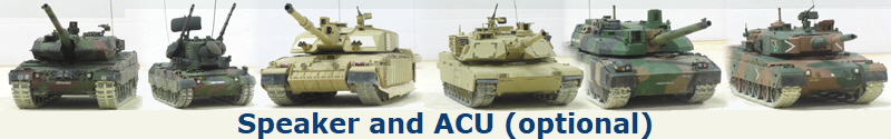 Speaker and ACU (optional)