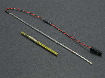 Metal gun barrel and gun flash LED