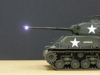 Gun fire LED