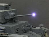 Main gun firing