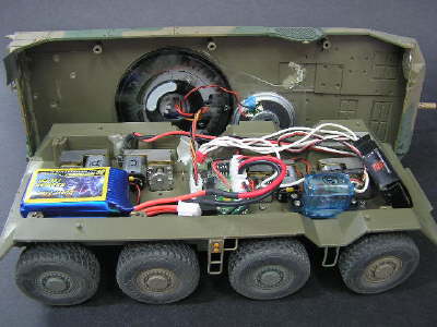 Lower hull inside