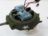 Gun elevation and recoil servos
